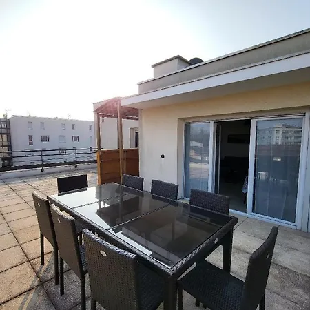 Rooftop 3 Chambres, Terrasse, Garage Venissieux Exterior photo